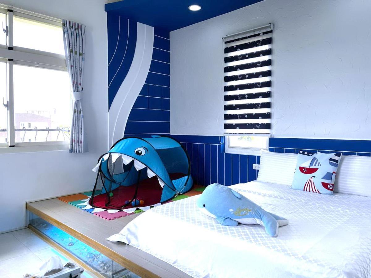 Апартаменты Fish House 宜蘭獨棟別墅 戲水池 生態diy 安農溪自行車 Дуншань Экстерьер фото