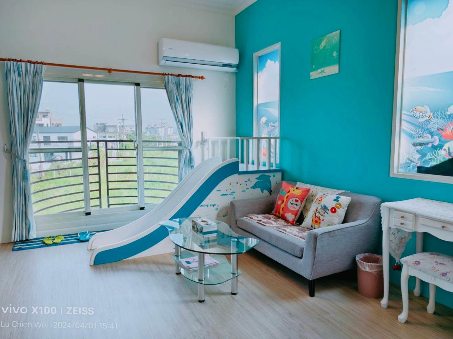 Апартаменты Fish House 宜蘭獨棟別墅 戲水池 生態diy 安農溪自行車 Дуншань Экстерьер фото